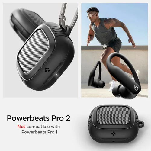 Vista 2 de Spigen Armadura resistente diseñada para Powerbeats Pro 2 Case (2025)