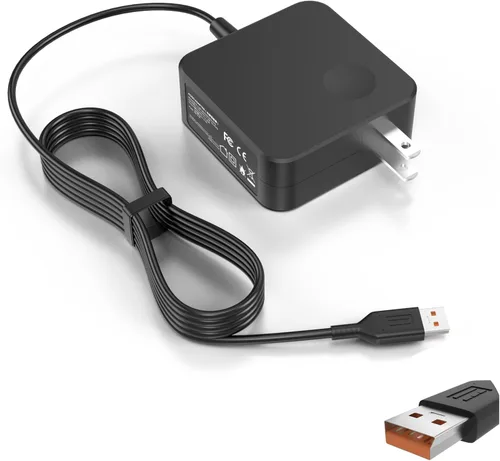 Fancy Buying Cable USB de 65 W, 40 W, 6 pines (no punta cuadrada, no USB tipo C) Adaptador de cargador para Lenovo Yoga 3 Pro-1370 Yoga 3-1170 Yoga