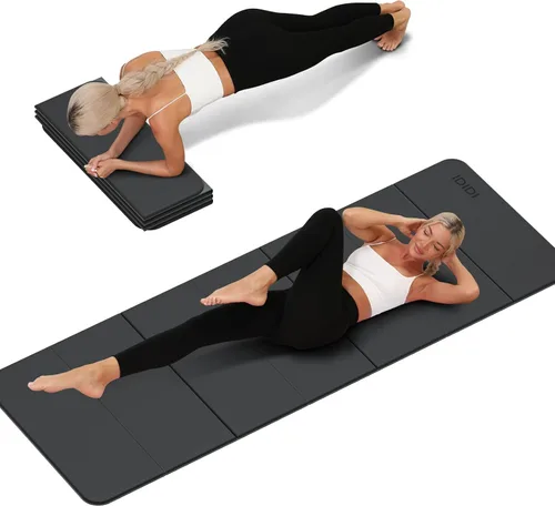 Vista 8 de Foldable Yoga Mat 8mm No-Curl Edges