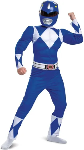 Disfraz de Ranger azul para niños de Power Rangers
