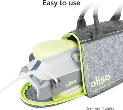 Vista 9 de Oliso M3Pro Project - Plancha de vapor con solemate (Pistachio) y bolsa de transporte Oliso para mini planchas (pistacho)