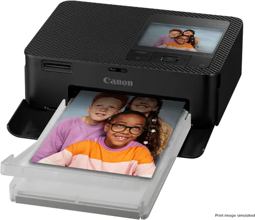 Vista 17 de Canon Selphy CP1500 Impresora fotográfica compacta inalámbrica (negro) + juego de tinta/papel a color de alta capacidad RP-108, impresiones de 4 x 6