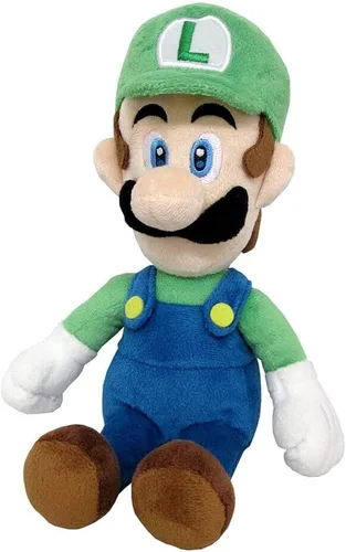 Little Buddy Super Mario All Star Collection 1415, Luigi de peluche, multicolor, 10 pulgadas