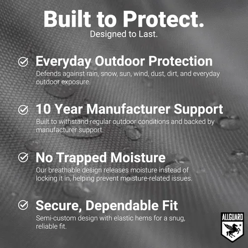 Vista 5 de CarCovers - Funda resistente a la intemperie para SUV, compatible con Toyota Highlander 2001-2007, cubierta para exteriores, con bloqueo de cable