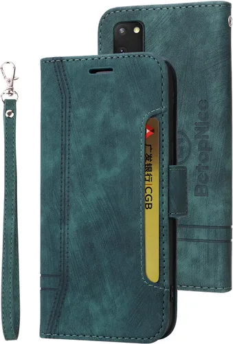 Funda tipo cartera para Samsung Galaxy S20, piel sintética, con función atril, ranuras para tarjetas, funda plegable con tapa, funda protectora para