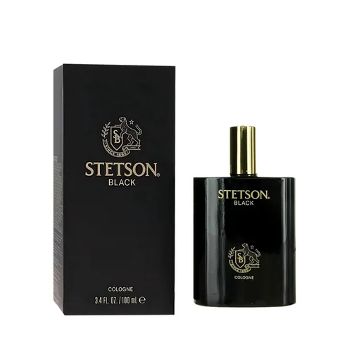 Stetson Colonia negra para hombre en aerosol 3.4 onzas